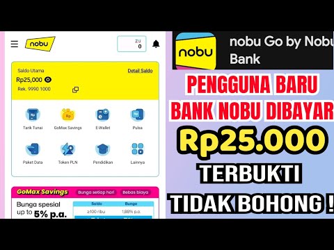 Cara Mudah Buka Rekening Bank NOBU dan Dapatkan Bonus Rp25.000