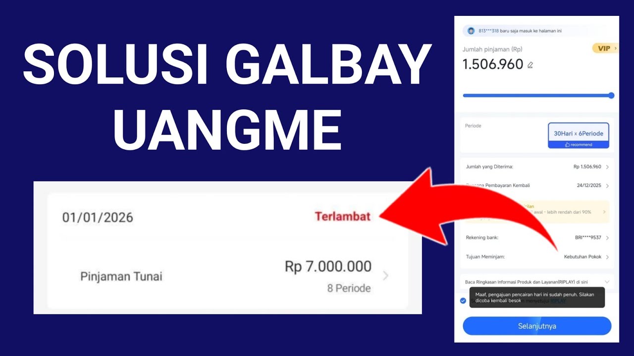 Galbay UangMe 2026 Solusi Aman dan Bijak Menghadapi Gagal Bayar