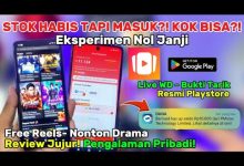 Review Jujur Free Reels Apakah Tarik Rp10.000 Bisa Masuk Setelah Stok Habis?