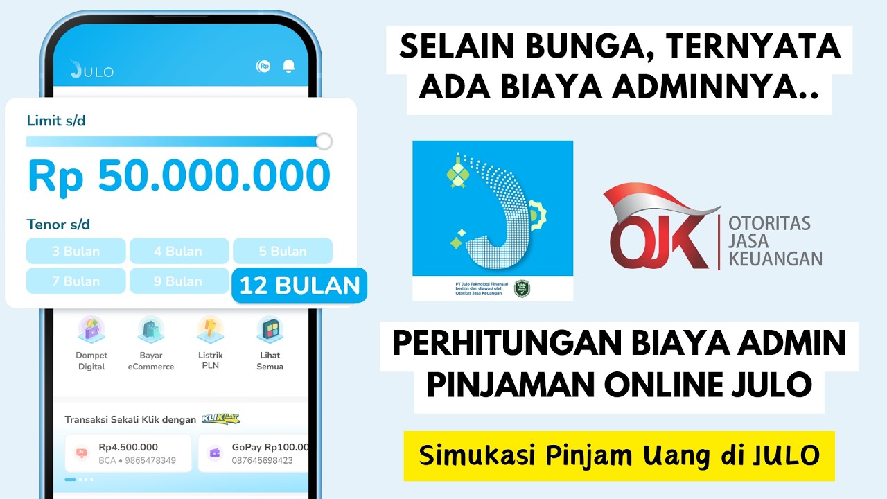 Kata Kunci SEO Utama Biaya Admin Pinjol JULO 2026 dan Cara Perhitungannya yang Wajib Diketahui