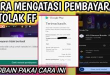 Cara Mengatasi Pembayaran Ditolak FF dan Google Play FF Error Dengan Mudah