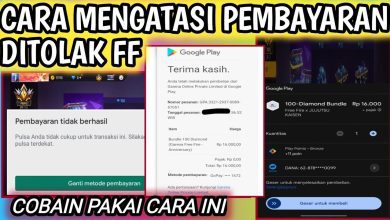 Cara Mengatasi Pembayaran Ditolak FF dan Google Play FF Error Dengan Mudah