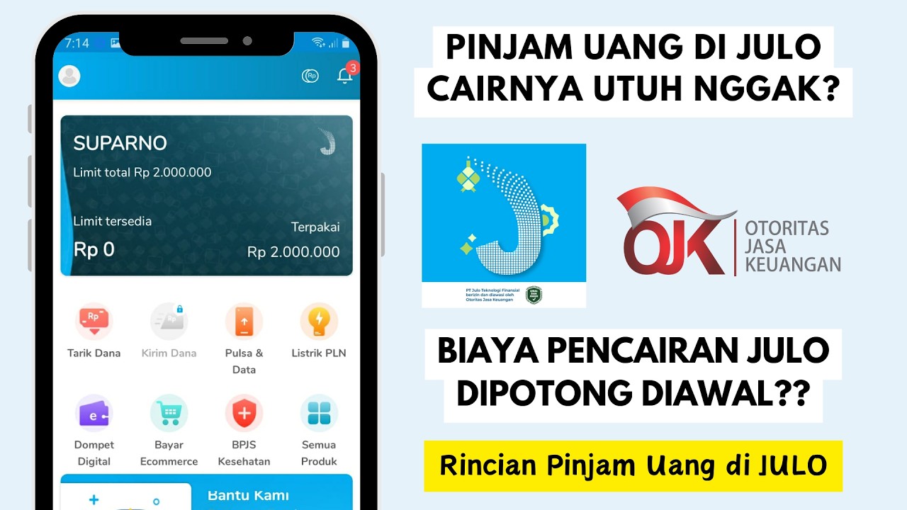 Pinjaman Online JULO Ada Biaya Pencairan di Awal? Cairnya Utuh Nggak?