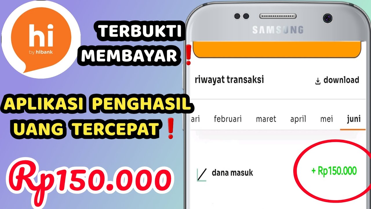 Dapatkan 150 Ribu Dari Aplikasi Penghasil Uang Terbaru Ini Segera!
