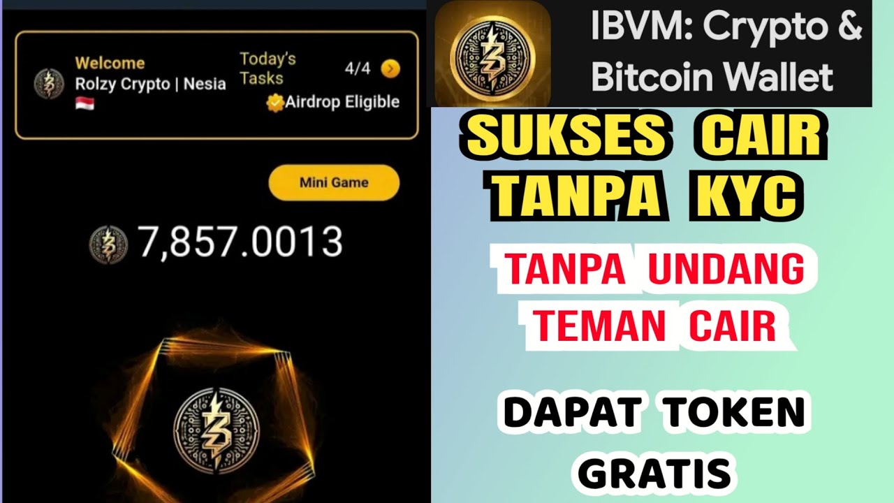 Dapat Uang Gratis Dari Aplikasi IBVM Terbaru Tanpa KYC, Daftar Sekarang!