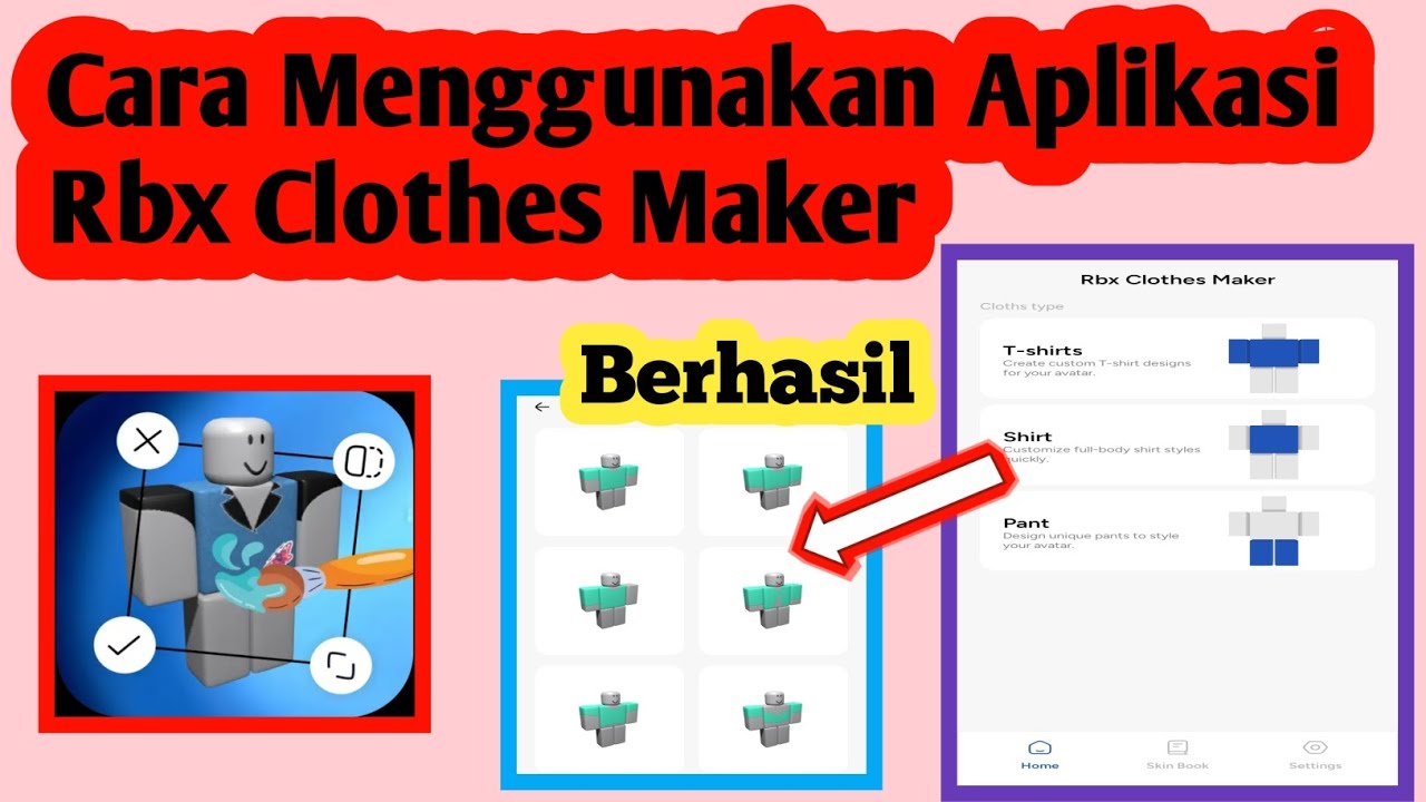 Rbx Clothes Maker Cara Mudah Buat Skin Keren di Roblox!