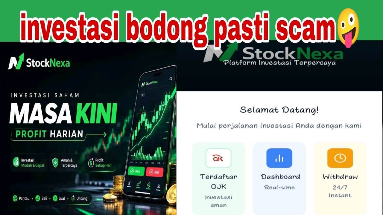 Stock Nexa Investasi Bodong Pasti Scam, Temukan Fakta NEXA FAKE Investment!