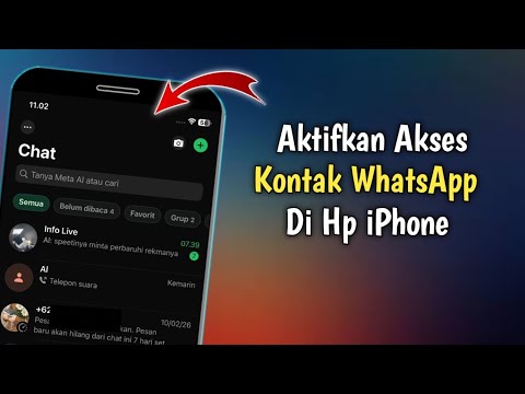 Cara Mudah Mengaktifkan Akses Kontak WhatsApp di iPhone