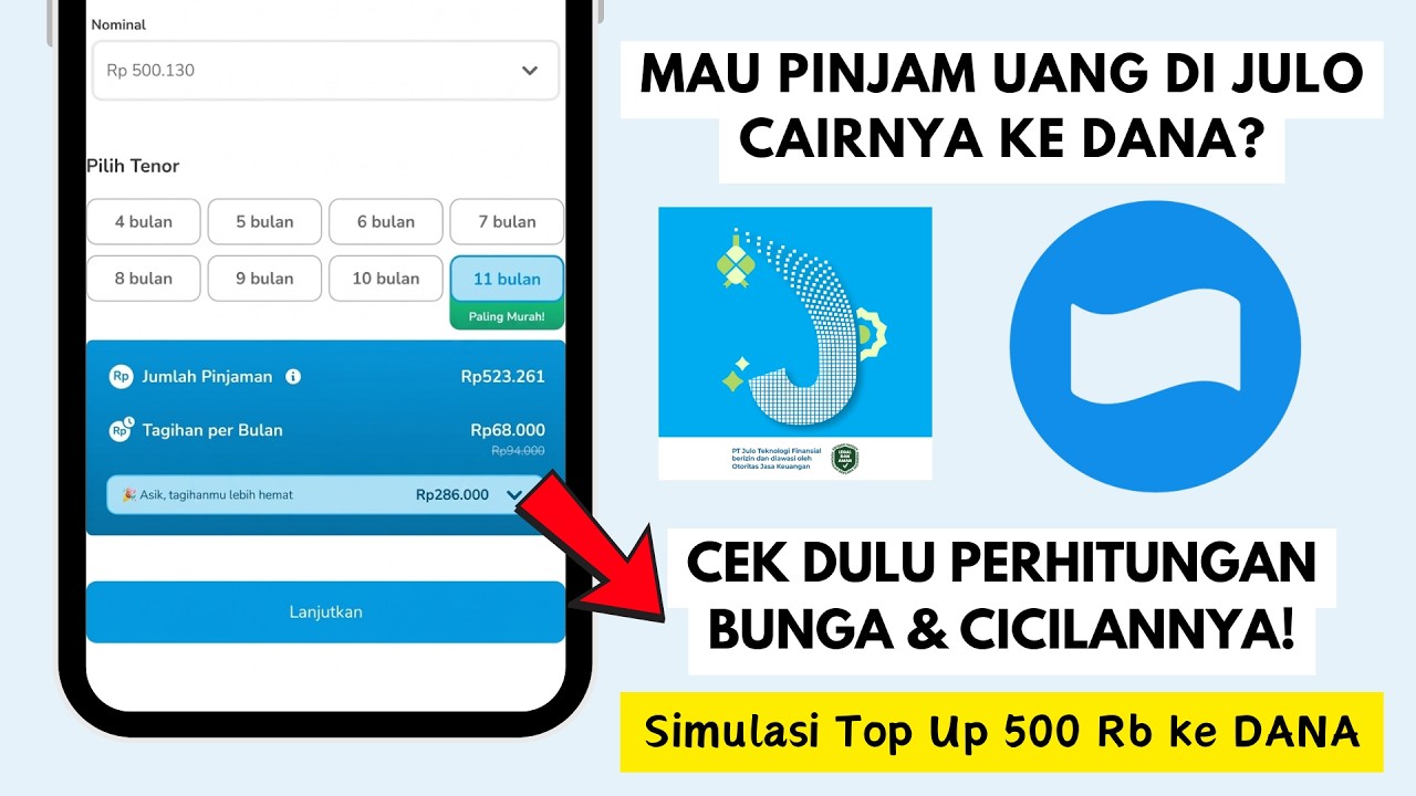 Cara Mudah Pinjam Uang di JULO dan Cairkan ke DANA dalam Sekejap