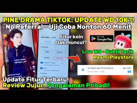Fitur Baru Pine Drama Benarkah Bisa Tarik Tunai 10 Ribu dari TikTok?