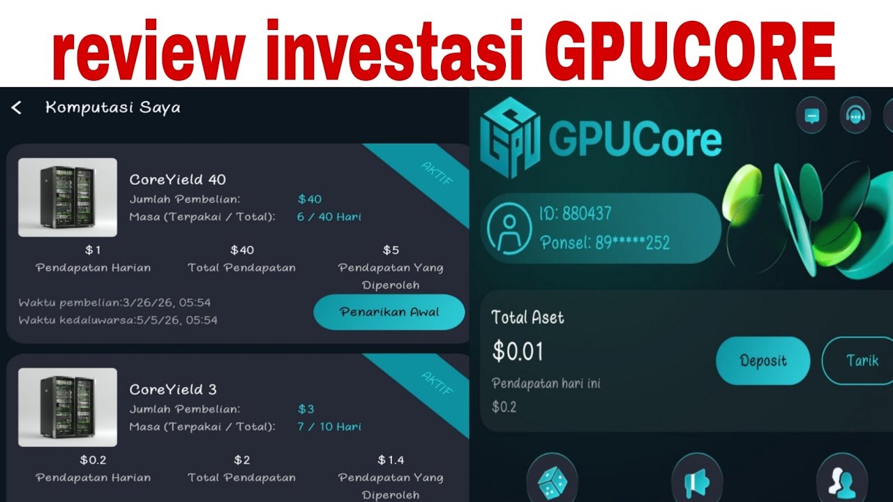 Mengungkap Fakta Aplikasi GPUCORE Investasi Cerdas atau Risiko?
