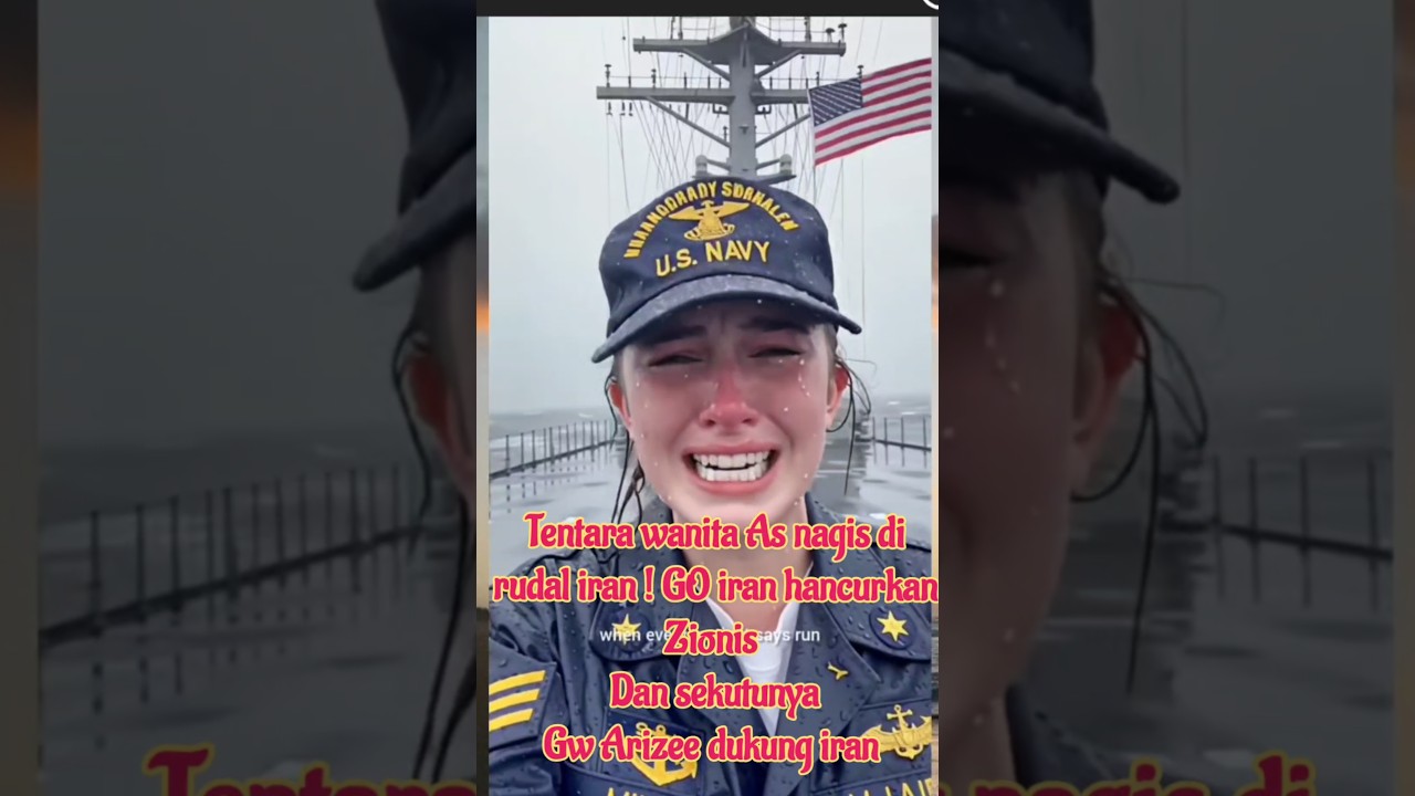 Tentara Wanita AS Menangis Ketegangan Rudal Iran Mengancam